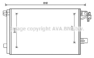 AVA QUALITY COOLING vw5328d -  Конденсатор, кондиционер